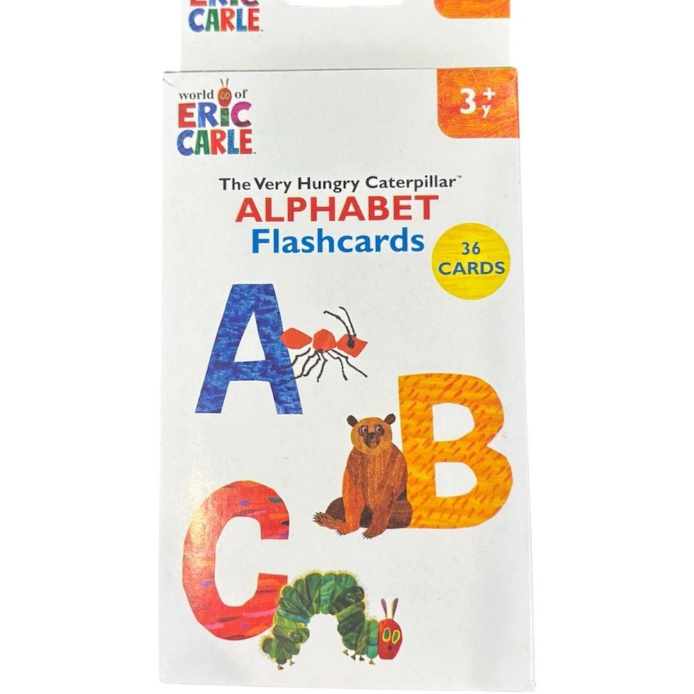 Eric Carle The Very Hungry Caterpillar Alphabet Flashcards - White